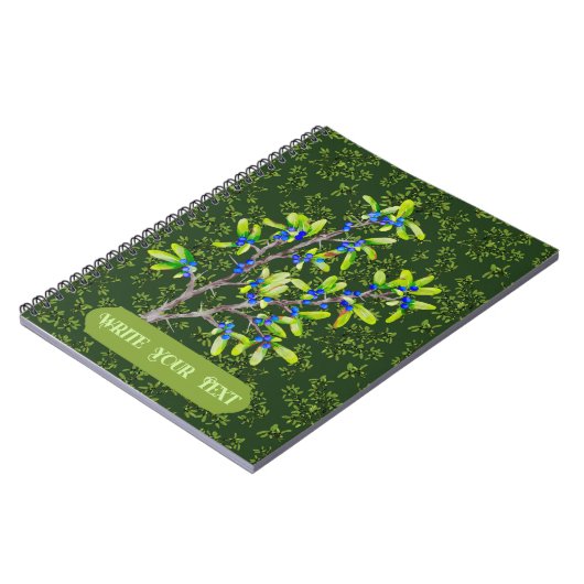 Blackthorn Green Binder Notizblock (Linke Seite)