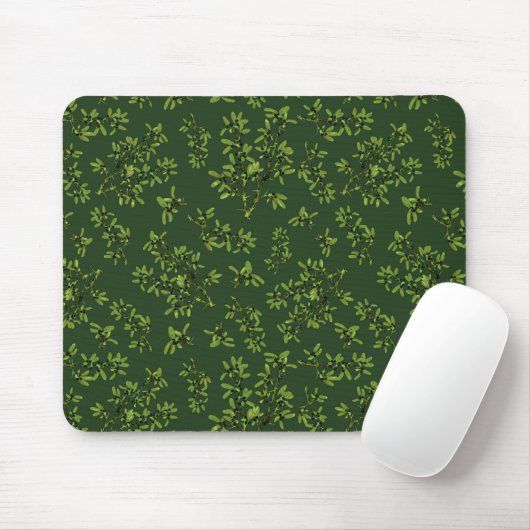 Blackthorn Muster Deep Green Mousepad (Mit Mouse)