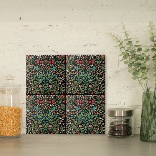 Blackthorn Wildblume Pattern William Morris Fliese