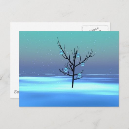 Blacktree Postkarte (Vorne/Hinten)