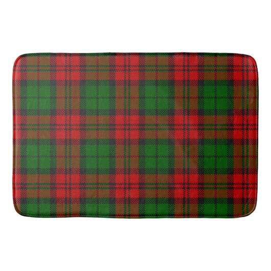 Blackwatch Campbell Tartan Red Green Kariert Badematte (Vorderseite)