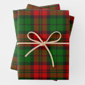 Blackwatch Campbell Tartan Red Green Kariert Geschenkpapier Set (Beispiel)