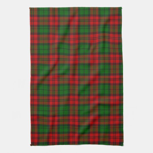 Blackwatch Campbell Tartan Red Green Kariert Geschirrtuch (Vertikal)