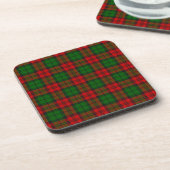 Blackwatch Campbell Tartan Red Green Kariert Getränkeuntersetzer (Linke Seite)