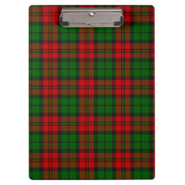 Blackwatch Campbell Tartan Red Green Kariert Klemmbrett