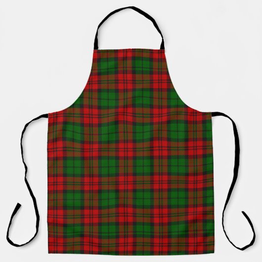 Blackwatch Campbell Tartan Red Green Kariert Schürze (Vorderseite)
