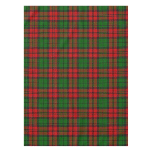 Blackwatch Campbell Tartan Red Green Kariert Tischdecke (Vorderseite)