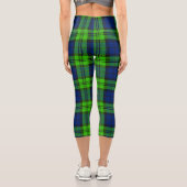Blackwatch Kariert Tartan Capri Leggings (Rückseite)