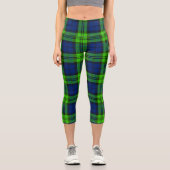 Blackwatch Kariert Tartan Capri Leggings (Vorderseite)