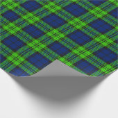 Blackwatch Kariert Tartan Geschenkpapier (Ecke)