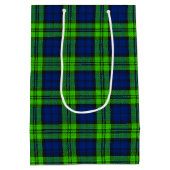 Blackwatch Kariert Tartan Mittlere Geschenktüte (Rückseite)