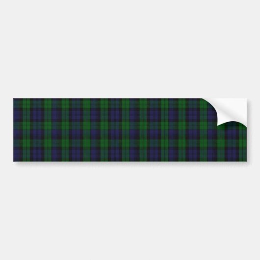 Blackwatch Tartan Autoaufkleber (Vorne)