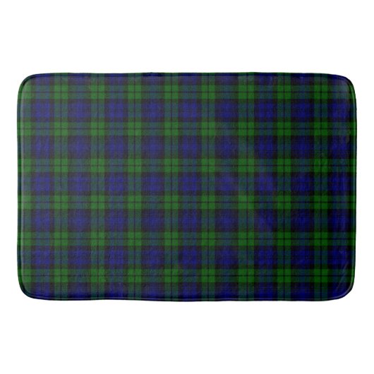 Blackwatch Tartan Badematte (Vorderseite)