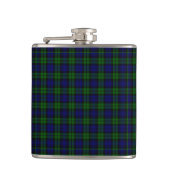 Blackwatch Tartan Campbell-Clan Flachmann (Vorderseite)