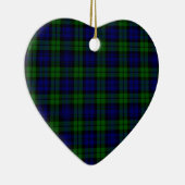 Blackwatch Tartan Campbell-Clan Keramik Ornament (Rechts)