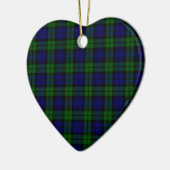 Blackwatch Tartan Campbell-Clan Keramik Ornament (Links)
