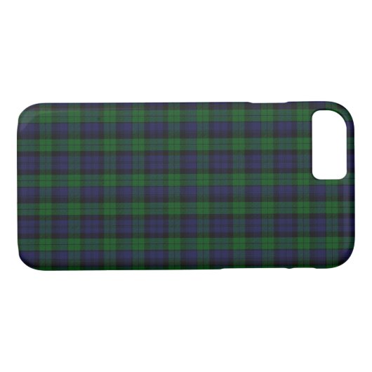 Blackwatch Tartan Case-Mate iPhone Hülle (Rückseite (Horizontal))