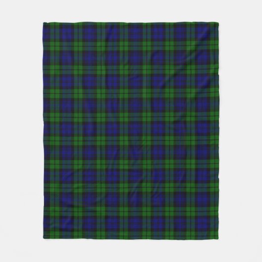 Blackwatch Tartan Fleecedecke (Vorderseite)