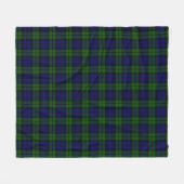 Blackwatch Tartan Fleecedecke (Vorderseite (Horizontal))