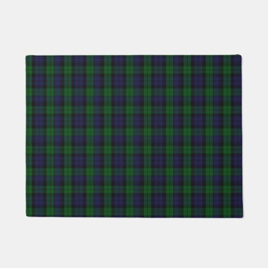 Blackwatch Tartan Fußmatte (Vorderseite)