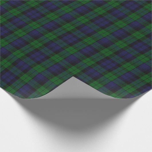 Blackwatch Tartan Geschenkpapier (Ecke)