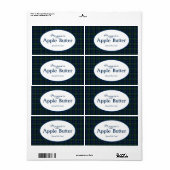 Blackwatch Tartan Kariert Jam Jar Labels (Vorne)