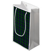 Blackwatch Tartan Kleine Geschenktüte (Vorderseite Schrägansicht)