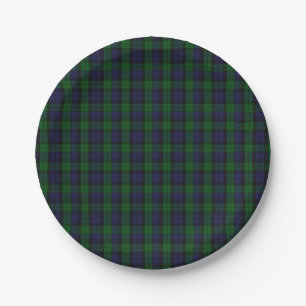 Blackwatch Tartan Pappteller