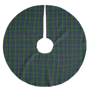 Blackwatch Tartan Polyester Weihnachtsbaumdecke