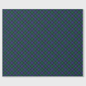 Blackwatch Tartan Royal Scottish Kariert Pattern Geschenkpapier (Flach)