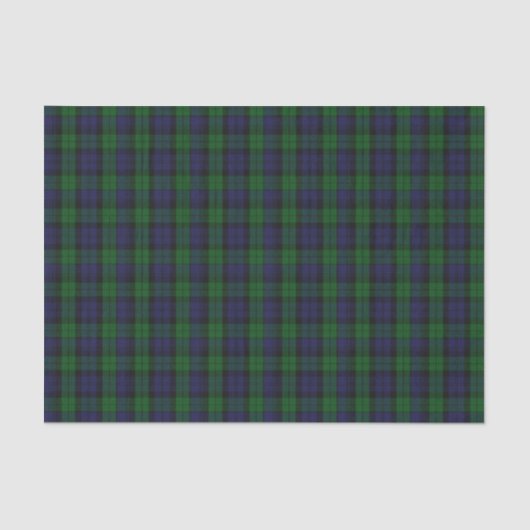 Blackwatch Tartan Seidenpapier (Vorderseite)