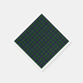 Blackwatch Tartan Serviette (Ecke)