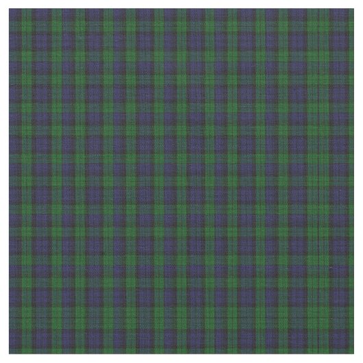 Blackwatch Tartan Stoff (Nahaufnahme)