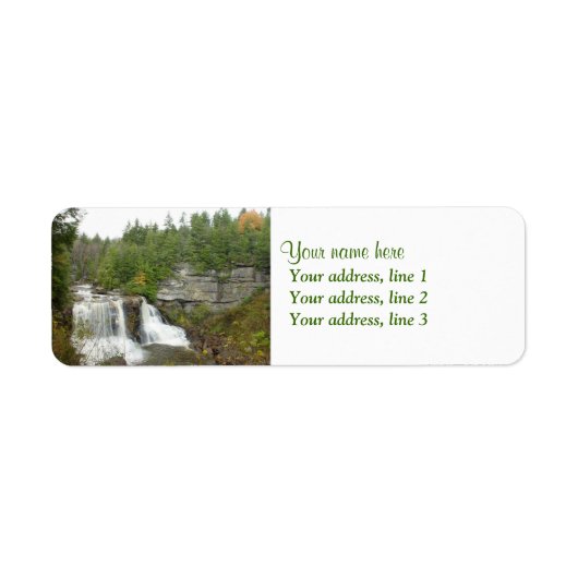 Blackwater Falls Address Labels (Vorne)