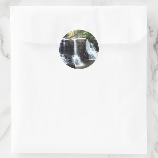 Blackwater Falls Runder Aufkleber (Tasche)