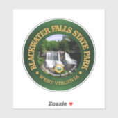 Blackwater Falls SP Aufkleber (Blatt)