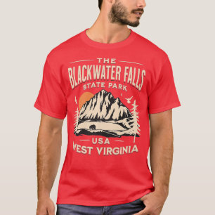 Blackwater Falls Staat Park/Garten: T-Shirt