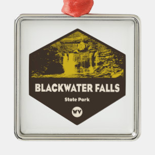 Blackwater Falls Staat Park West Virginia Ornament Aus Metall