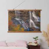 Blackwater Falls Staat Park | West Virginia Wandteppich Mit Holzrahmen (Schlafzimmer)