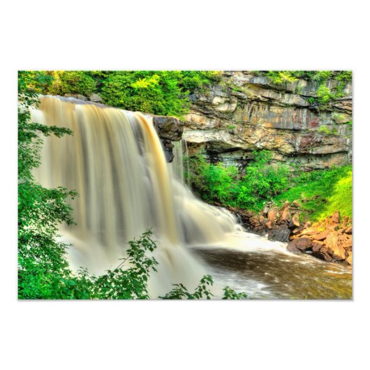 Blackwater Falls, West Virginia Fotodruck (Vorne)