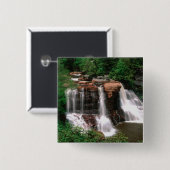 Blackwater Falls, West Virginia, landschaftlich, Button (Vorne & Hinten)