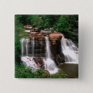 Blackwater Falls, West Virginia, landschaftlich, Button