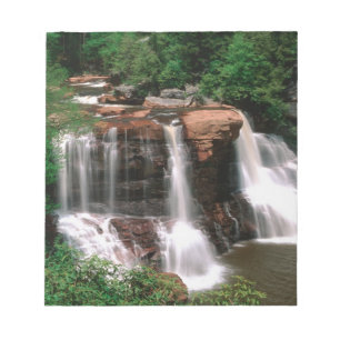 Blackwater Falls, West Virginia, landschaftlich, Notizblock