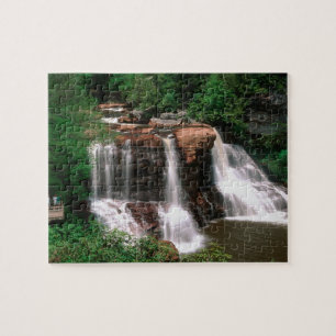 Blackwater Falls, West Virginia, landschaftlich sc Puzzle