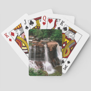 Blackwater Falls, West Virginia, landschaftlich sc Spielkarten