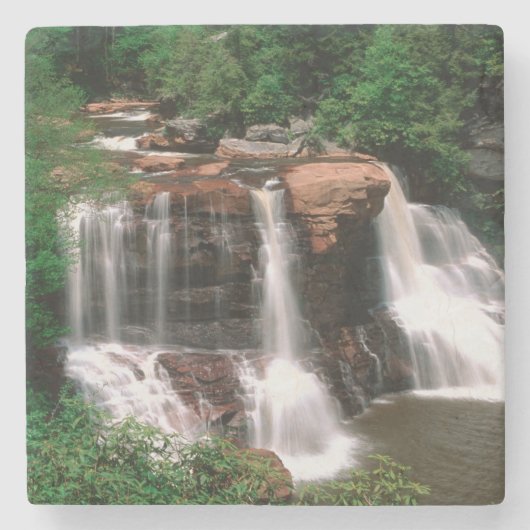 Blackwater Falls, West Virginia, landschaftlich, Steinuntersetzer (Vorderseite)