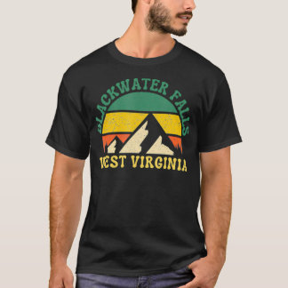 Blackwater Falls West Virginia Mountain Retro Suns T-Shirt