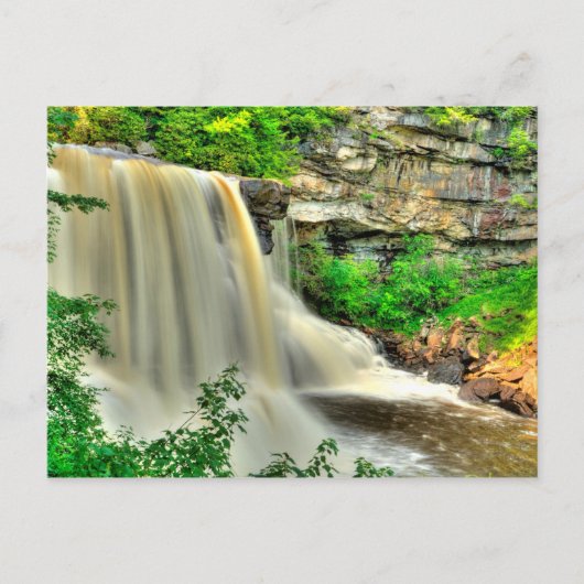 Blackwater Falls, West Virginia Postkarte (Vorderseite)