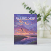 Blackwater National Wildlife Refugium Park Marylan Postkarte (Stehend Vorderseite)