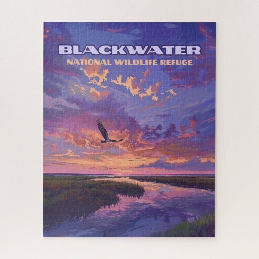 Blackwater National Wildlife Refugium Park Marylan Puzzle (Vertikal)